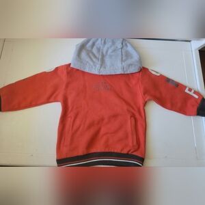 Mayoral orange/gray hooded sweatshirt in size 3T